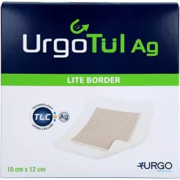 URGOTÜL Ligadura Ag Lite Border 10x12 cm, 10 unidades