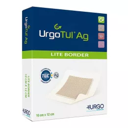 URGOTÜL Ligadura Ag Lite Border 10x12 cm, 10 unidades