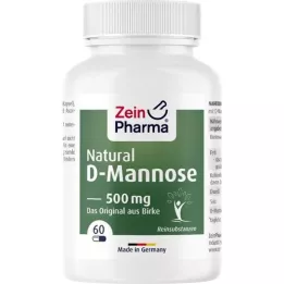 NATURAL D-Mannose 500 mg Cápsulas, 60 Cápsulas