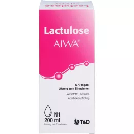 LACTULOSE AIWA 670 mg/ml solução oral, 200 ml