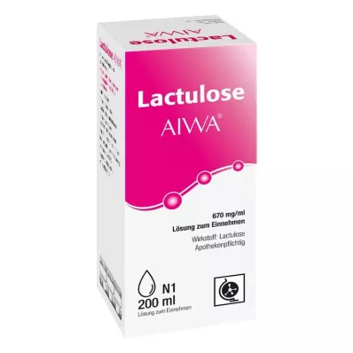 Lactulose AIWA 670 mg/ml solução oral, 200 ml
