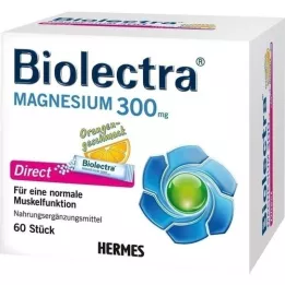 BIOLECTRA Magnésio 300 mg Direct Orange Sticks, 60 unid
