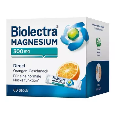 Biolectra Magnésio Direct Laranja Pellets, 60 unidades Biolectra Magnésio Direct Laranja Pellets, 60 unidades