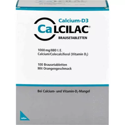 Calcilac 1000mg/880 unidades internacionais (100 peças) Calcilac 1000mg/880 unidades internacionais (100 peças)