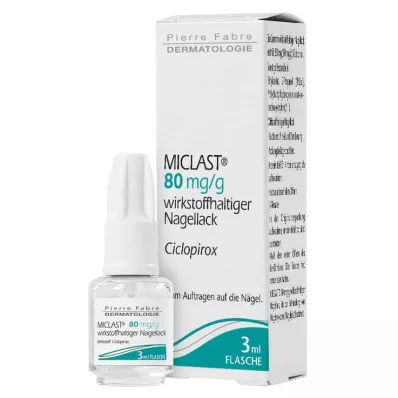 Miclast 80 mg / g esmalte ativo, 3 ml Miclast 80 mg / g esmalte ativo, 3 ml