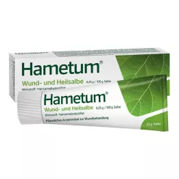 HAMETUM Pomada para feridas e cicatrização, 25 g