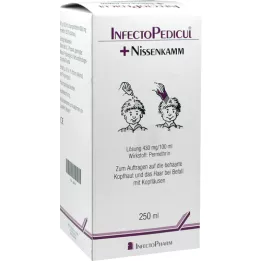 INFECTOPEDICUL Solução + pente para lêndeas, 250 ml