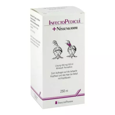 Solução Infectopedicul + pente nit, 250 ml Solução Infectopedicul + pente nit, 250 ml