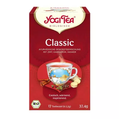 YOGI TEA Saco de filtro para chá clássico, 17X2,2 g