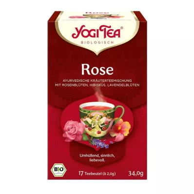 Chá Yogi Rosa Orgânico, 17X2,0 g