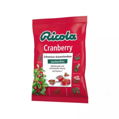 Doces de cranberry sem açúcar Ricola, 75 g Doces de cranberry sem açúcar Ricola, 75 g