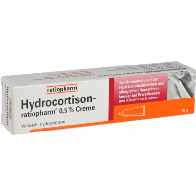 HYDROCORTISON-ratiopharm 0,5% creme, 15 g