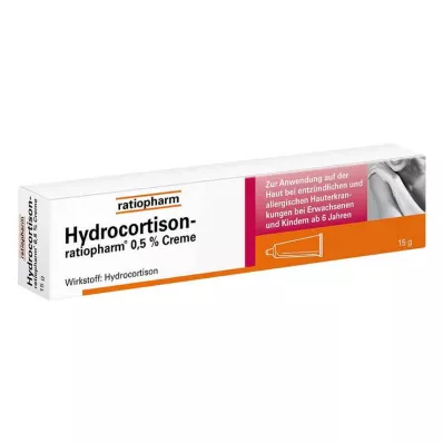 HYDROCORTISON-ratiopharm 0,5% creme, 15 g HYDROCORTISON-ratiopharm 0,5% creme, 15 g