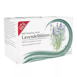 H&amp;S S Saco de filtro para flores de lavanda, 20X1,0 g