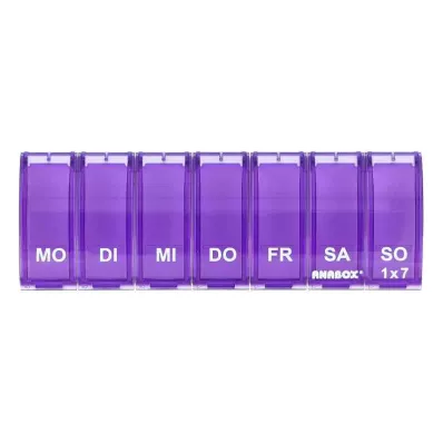 ANABOX 1x7 roxo, 1 unidade ANABOX 1x7 roxo, 1 unidade