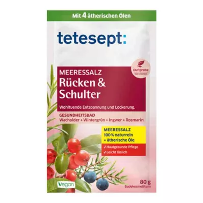 TETESEPT Costas de sal marinho & Ombro, 80 g TETESEPT Costas de sal marinho & Ombro, 80 g
