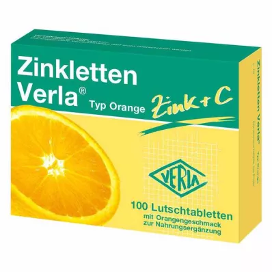 ZINKLETTEN Verla Orange Lozenges, 100 Cápsulas ZINKLETTEN Verla Orange Lozenges, 100 Cápsulas