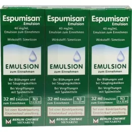 ESPUMISAN Emulsão, 3X32 ml