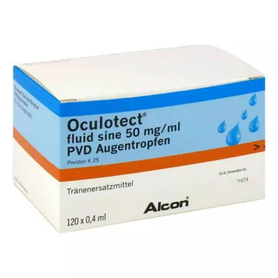 Oculotect fluido senoidal Pvd colírio (120x0,4 ml)