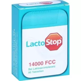 LACTOSTOP 14.000 FCC Distribuidor de comprimidos, 80 unidades