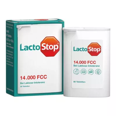 LACTOSTOP 14.000 FCC Distribuidor de comprimidos, 80 unidades