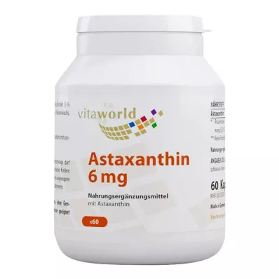 ASTAXANTHIN Cápsulas de 6 mg, 60 unid ASTAXANTHIN Cápsulas de 6 mg, 60 unid