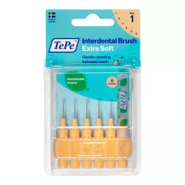 TEPE Escova interdental x-soft 0,45mm ISO 1 laranja, 6 pcs