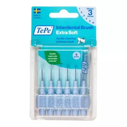 TEPE Escova interdental x-soft 0,6 mm ISO 3 azul, 6 unid