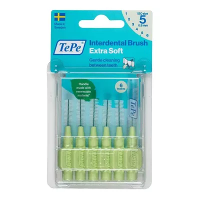 Escova interdental Tepe x-soft 0,8 mm, 6 unid