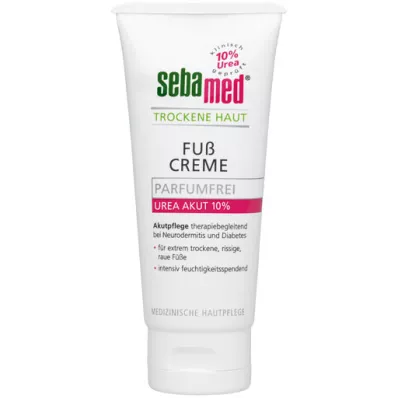 SEBAMED Creme para os pés sem perfume para pele seca Ureia10%, 100 ml SEBAMED Creme para os pés sem perfume para pele seca Ureia10%, 100 ml
