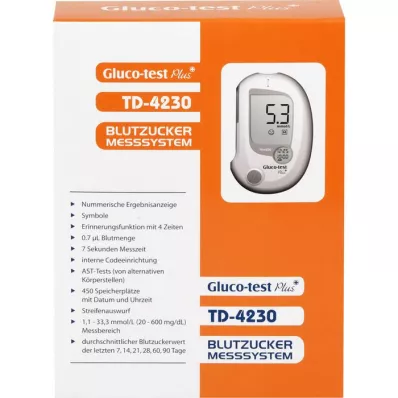 GLUCO TEST Mais 10 Set mmol/l, 1 unid