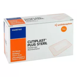 CUTIPLAST Pensos esterilizados de 5x7 cm, 110 unidades