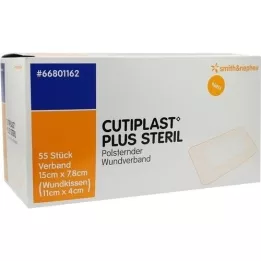 CUTIPLAST Pensos esterilizados de 7,8x15 cm, 55 unidades