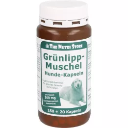 GRÜNLIPPMUSCHEL Cápsulas de 500 mg para cães, 150 pcs