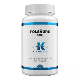 FOLSÄURE Cápsulas de 400 µg, 100 pcs