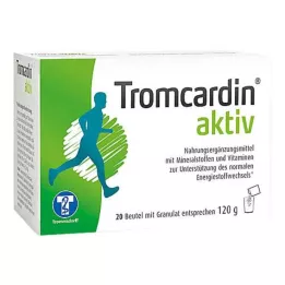 TROMCARDIN saqueta de grânulos activos, 20 unidades