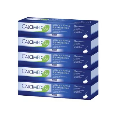 CALCIMED D3 600 mg/400 U.I. comprimidos efervescentes, 100 unid CALCIMED D3 600 mg/400 U.I. comprimidos efervescentes, 100 unid