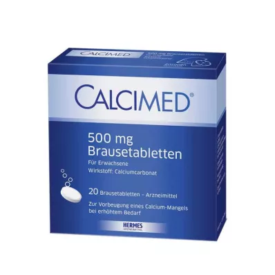 CALCIMED Comprimidos efervescentes de 500 mg, 20 unidades