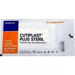 CUTIPLAST Penso estéril Plus 7,8x15 cm, 1 unidade