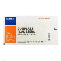 CUTIPLAST Penso estéril Plus 7,8x15 cm, 1 unidade