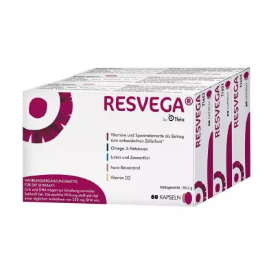 Cápsulas Resvega, 3x60 unidades