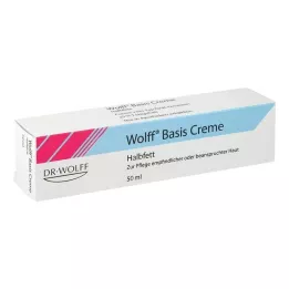 WOLFF Creme base meio-gordo, 50 ml