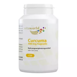 CURCUMA Cápsulas de 500 mg, 120 unid