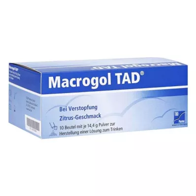 Macrogol TAD em pó, 10 unidades Macrogol TAD em pó, 10 unidades