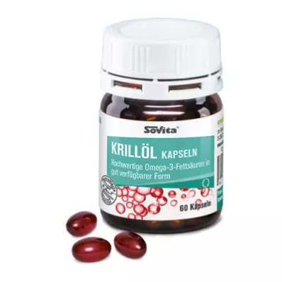 SOVITA Cápsulas de óleo de krill, 60 unid