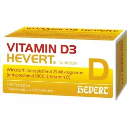 VITAMIN D3 HEVERT Comprimidos, 200 unid