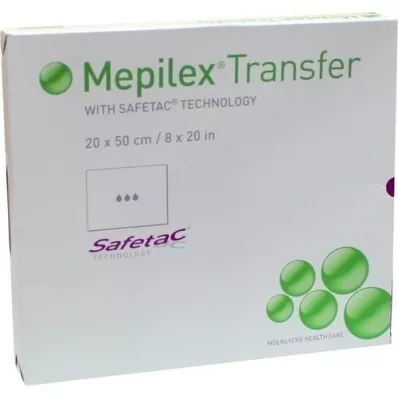 MEPILEX Compressa de espuma de transferência 20x50 cm estéril, 4 peças