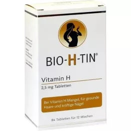 BIO-H-TIN Vitamina H 2,5 mg para 12 semanas comprimidos, 84 unid