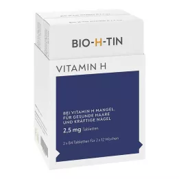 BIO-H-TIN Vitamina H 2,5 mg para 2x12 semanas comprimidos, 2X84 pcs