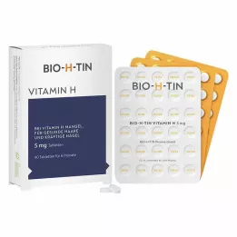 BIO-H-TIN Vitamina H 5 mg para 6 meses comprimidos, 90 unid